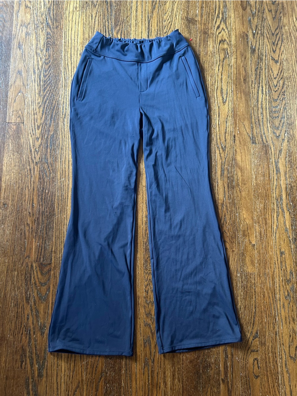 Halara Flex DayStretch Mid Rise Flare Work Pants Navy Small
